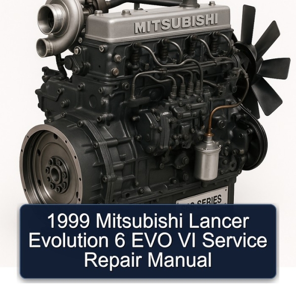 1999 Mitsubishi Lancer Evolution 6 EVO VI Service Repair Manual
