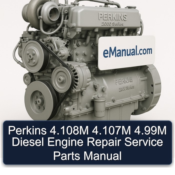Perkins 4.108M 4.107M 4.99M Diesel Engine Repair Service Parts Manual