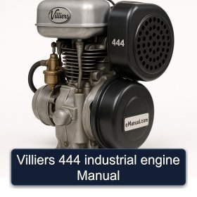Villiers 444 industrial engine Manual
