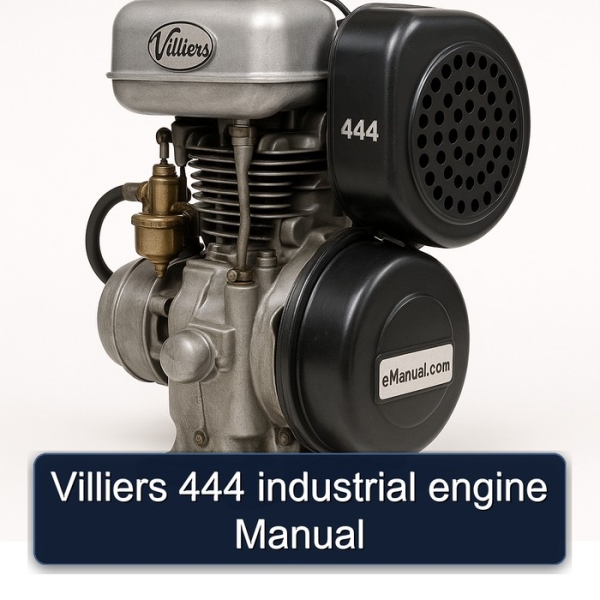 Villiers 444 industrial engine Manual