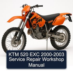 KTM 520 EXC 2000-2003 Service Repair Workshop Manual