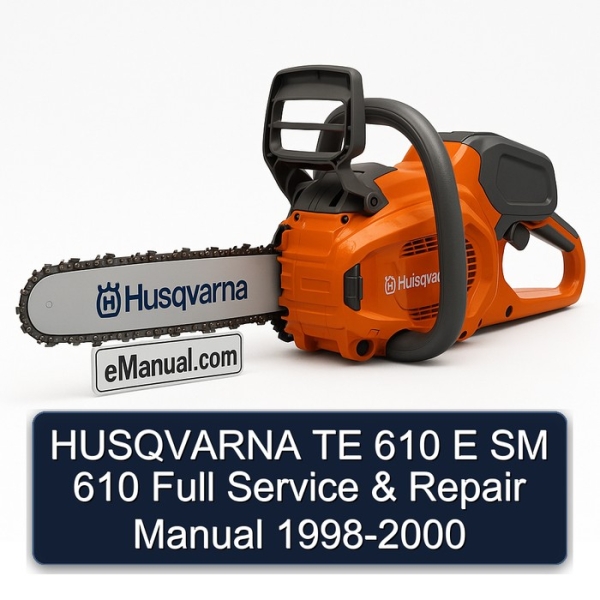 HUSQVARNA TE 610 E SM 610 Full Service & Repair Manual 1998-2000