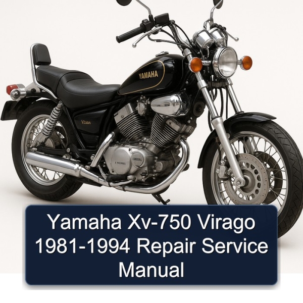 Yamaha Xv-750 Virago 1981-1994 Repair Service Manual