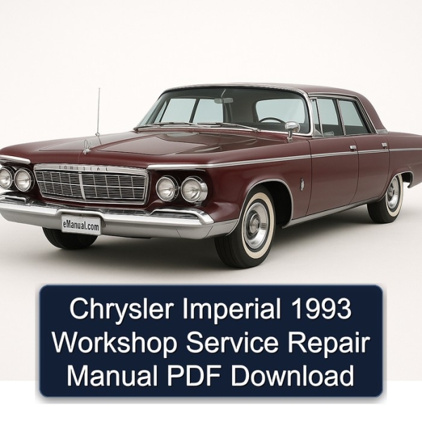 Chrysler Imperial 1993 Workshop Service Repair Manual PDF Download