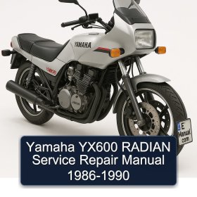 Yamaha YX600 RADIAN Service Repair Manual 1986-1990