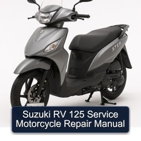 Suzuki RV 125 Service Motorcycle Repair Manual