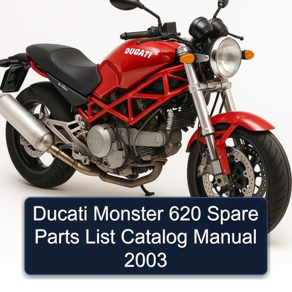 Ducati Monster 620 Spare Parts List Catalog Manual 2003