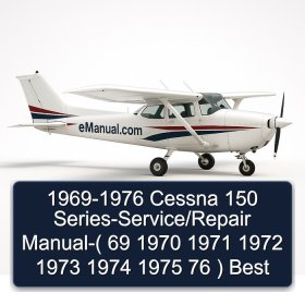 1969-1976 Cessna 150 Series-Service/Repair Manual-( 69 1970 1971 1972 1973 1974 1975 76 ) Best