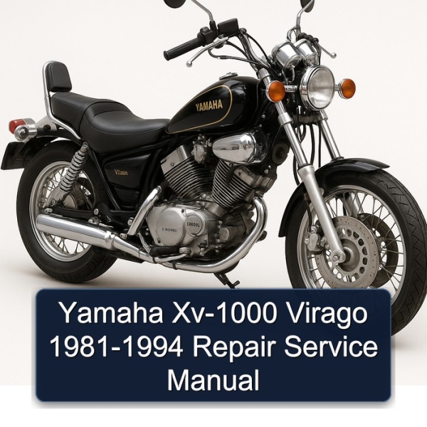 Yamaha Xv-1000 Virago 1981-1994 Repair Service Manual