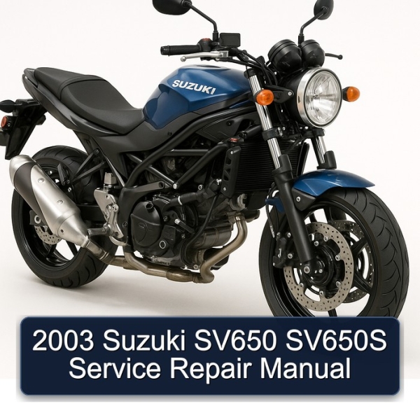 2003 Suzuki SV650 SV650S Service Repair Manual