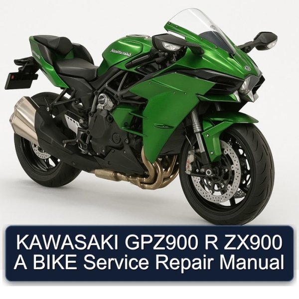KAWASAKI GPZ900 R ZX900 A BIKE Service Repair Manual