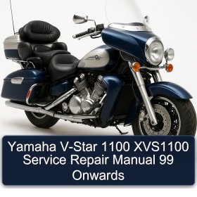 Yamaha V-Star 1100 XVS1100 Service Repair Manual 99 Onwards