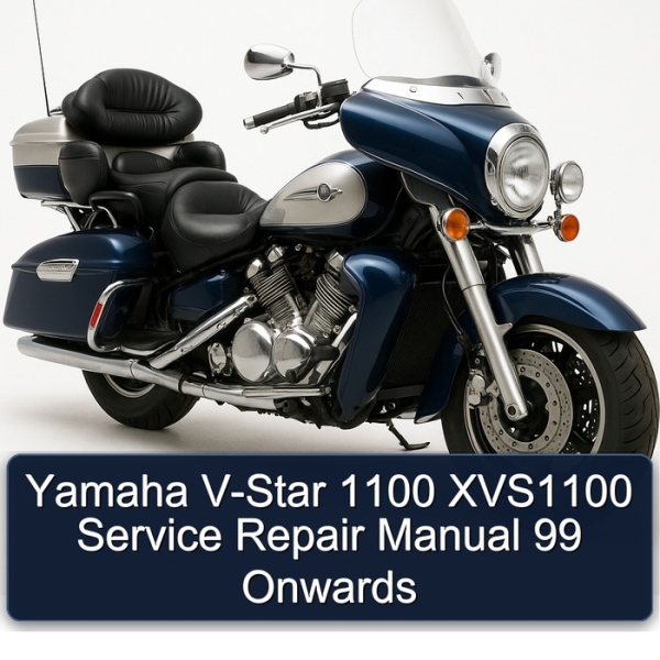 Yamaha V-Star 1100 XVS1100 Service Repair Manual 99 Onwards
