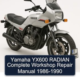 Yamaha YX600 RADIAN Complete Workshop Repair Manual 1986-1990
