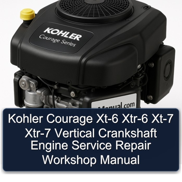Kohler Courage Xt-6 Xtr-6 Xt-7 Xtr-7 Vertical Crankshaft Engine Service Repair Workshop Manual