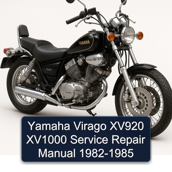 Yamaha Virago XV920 XV1000 Service Repair Manual 1982-1985