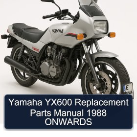 Yamaha YX600 Replacement Parts Manual 1988 ONWARDS