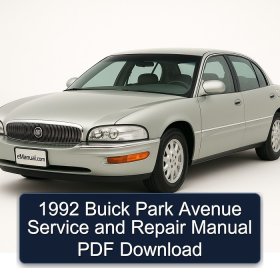 1992 Buick Park Avenue Service and Repair Manual PDF Download
