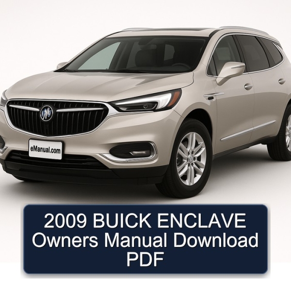2009 BUICK ENCLAVE Owners Manual Download PDF
