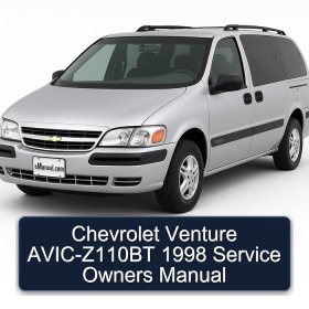 Chevrolet Venture AVIC-Z110BT 1998 Service Owners Manual
