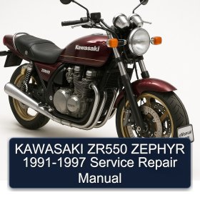 KAWASAKI ZR550 ZEPHYR 1991-1997 Service Repair Manual