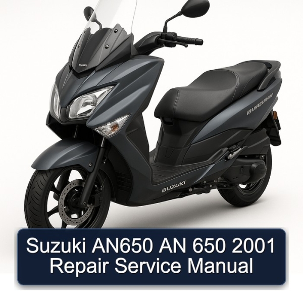 Suzuki AN650 AN 650 2001 Repair Service Manual