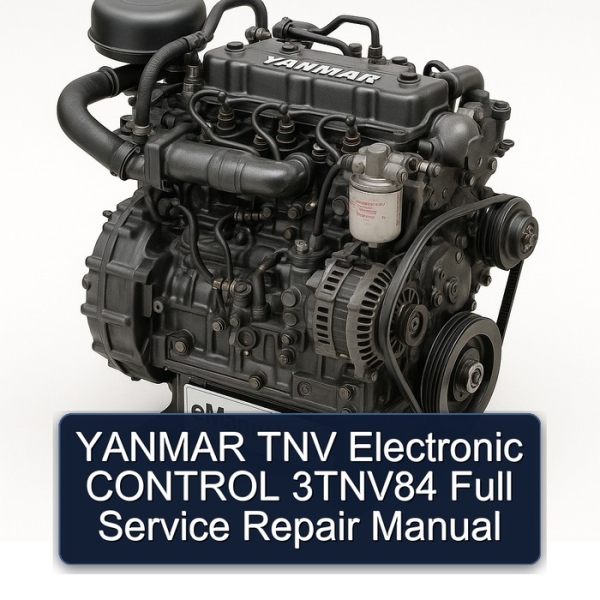 YANMAR TNV Electronic CONTROL 3TNV84 Full Service Repair Manual
