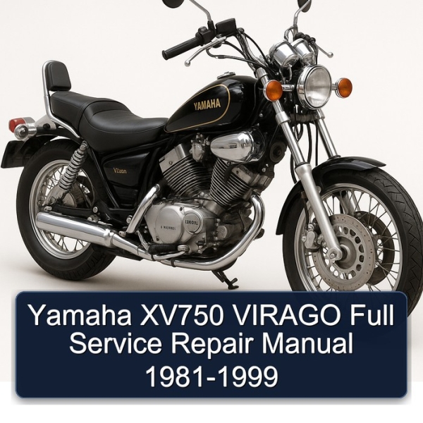 Yamaha XV750 VIRAGO Full Service Repair Manual 1981-1999