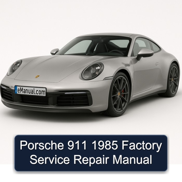 Porsche 911 1985 Factory Service Repair Manual