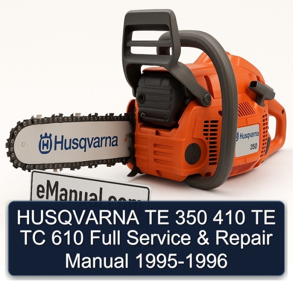 HUSQVARNA TE 350 410 TE TC 610 Full Service & Repair Manual 1995-1996