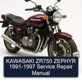 KAWASAKI ZR750 ZEPHYR 1991-1997 Service Repair Manual
