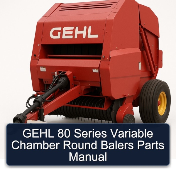 GEHL 80 Series Variable Chamber Round Balers Parts Manual