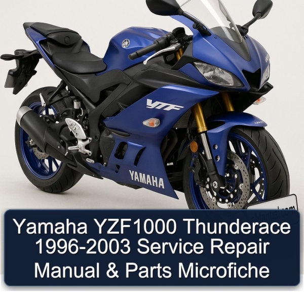 Yamaha YZF1000 Thunderace 1996-2003 Service Repair Manual & Parts Microfiche