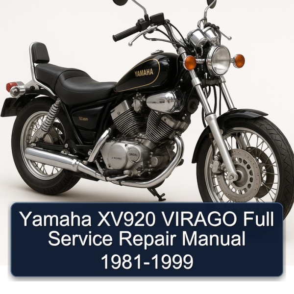 Yamaha XV920 VIRAGO Full Service Repair Manual 1981-1999