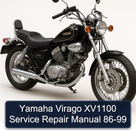 Yamaha Virago XV1100 Service Repair Manual 86-99