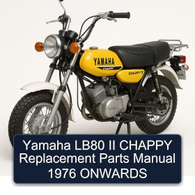 Yamaha LB80 II CHAPPY Replacement Parts Manual 1976 ONWARDS