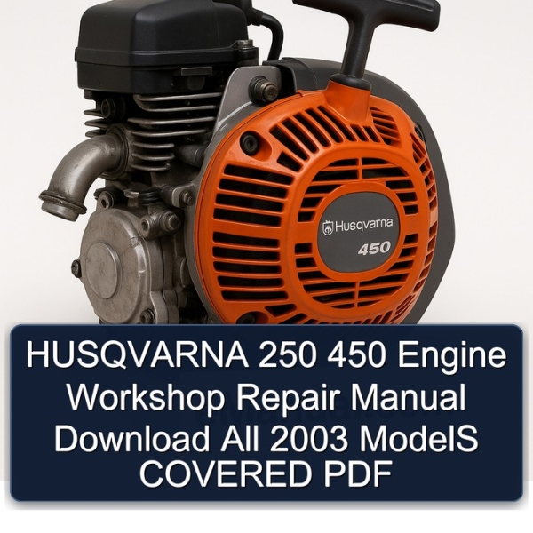HUSQVARNA 250 450 Engine Workshop Repair Manual Download All 2003 ModelS COVERED PDF