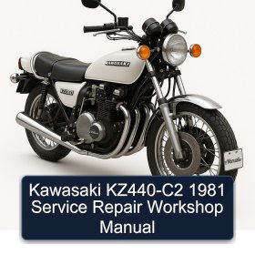 Kawasaki KZ440-C2 1981 Service Repair Workshop Manual