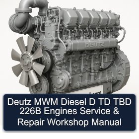 Deutz MWM Diesel D TD TBD 226B Engines Service & Repair Workshop Manual