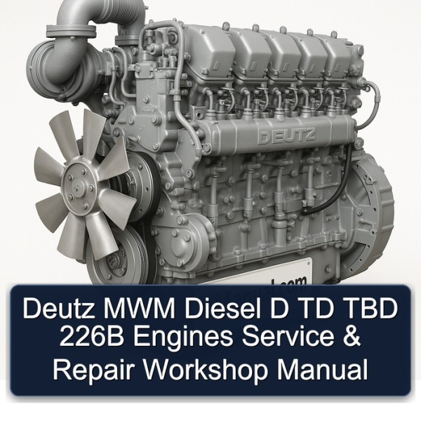 Deutz MWM Diesel D TD TBD 226B Engines Service & Repair Workshop Manual