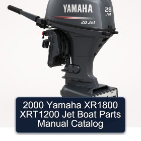 2000 Yamaha XR1800 XRT1200 Jet Boat Parts Manual Catalog