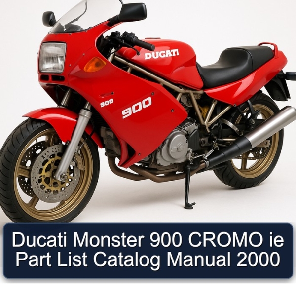 Ducati Monster 900 CROMO ie Part List Catalog Manual 2000