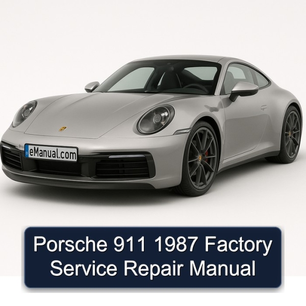 Porsche 911 1987 Factory Service Repair Manual