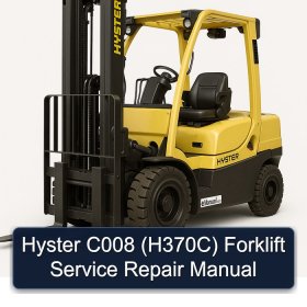 Hyster C008 (H370C) Forklift Service Repair Manual