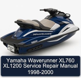 Yamaha Waverunner XL760 XL1200 Service Repair Manual 1998-2000