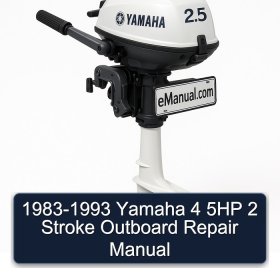 1983-1993 Yamaha 4 5HP 2 Stroke Outboard Repair Manual