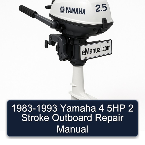 1983-1993 Yamaha 4 5HP 2 Stroke Outboard Repair Manual
