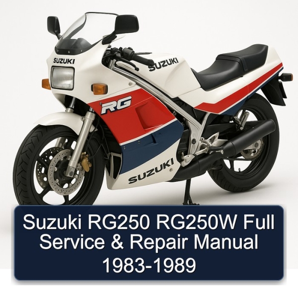 Suzuki RG250 RG250W Full Service & Repair Manual 1983-1989