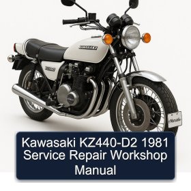 Kawasaki KZ440-D2 1981 Service Repair Workshop Manual