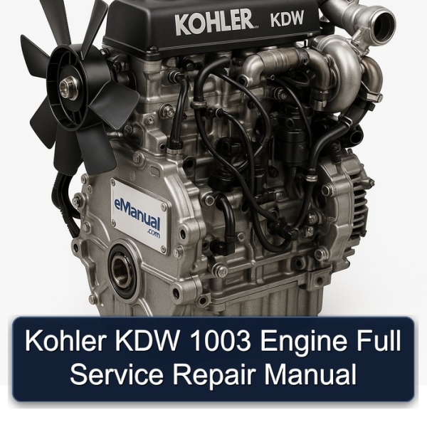 Kohler KDW 1003 Engine Full Service Repair Manual